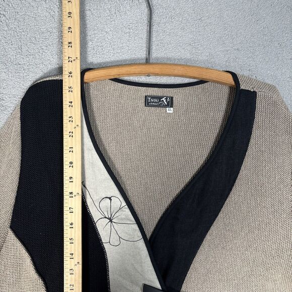 Tivoli Of Ireland Cardigan Knit Sweater Womens Size XXL Bohemian Lagenlook Artsy - Picture 8 of 16